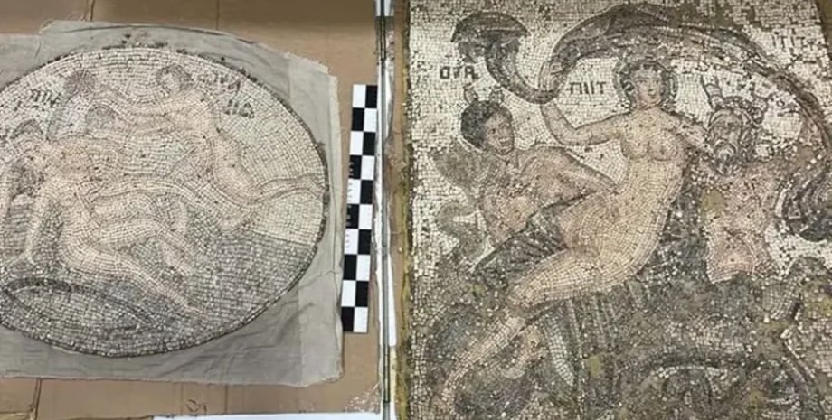 исследователи нашли древнюю мозаику