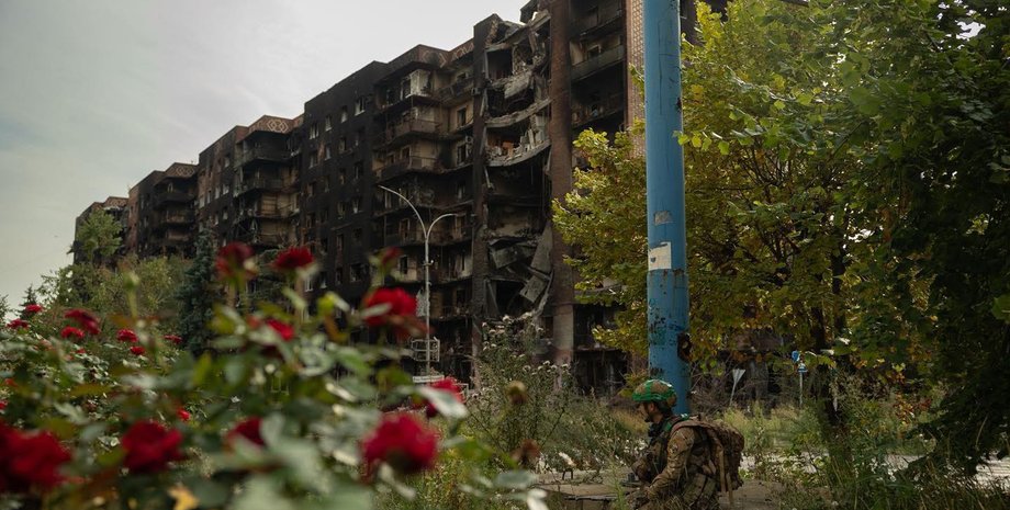 Во время боев под Покровском в городе высадили розы во время боев под Покровском