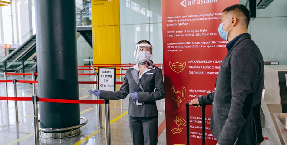 air astana, взвешивание пассажиров