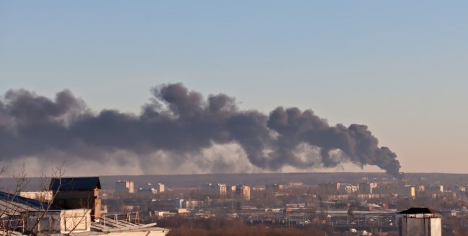 объекты в России, удары по рф, пожар в россии