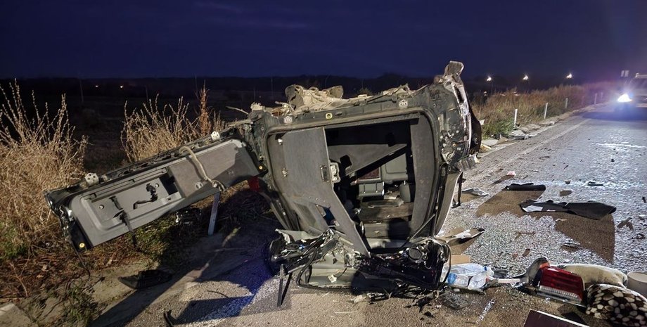 кирилл стремоусов, дтп, внедорожник, авто стремоусова, херсонская область, авария