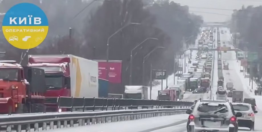 пробки в Киеве