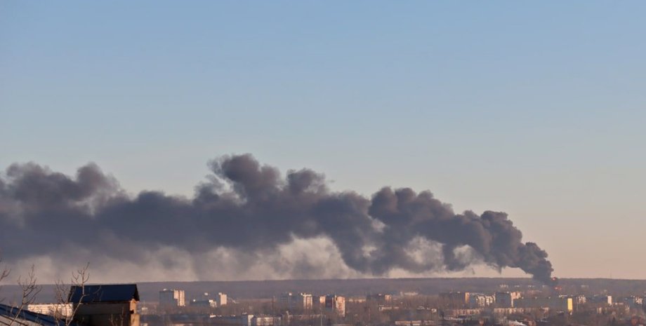 объекты в России, удары по рф, пожар в россии