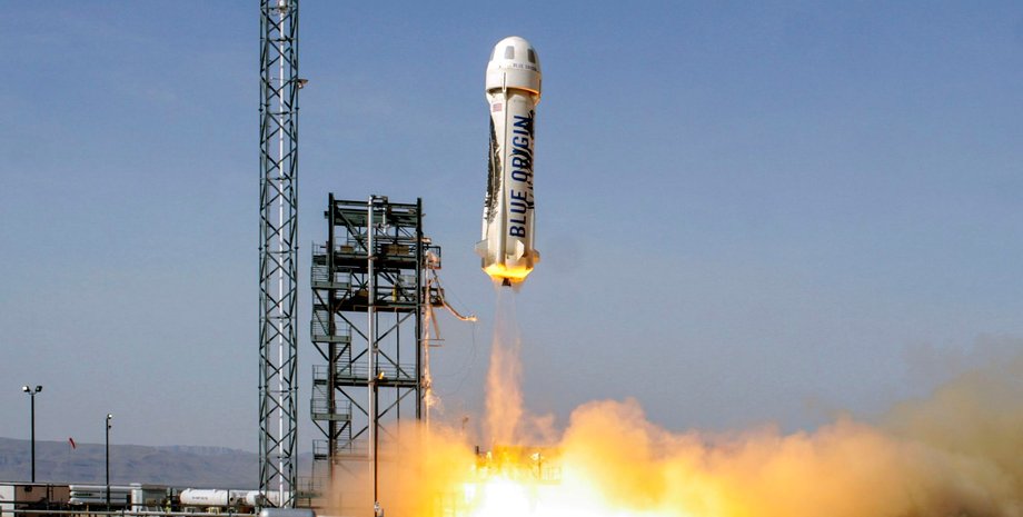 blue origin, космический туризм, туристы в космосе, New shepard