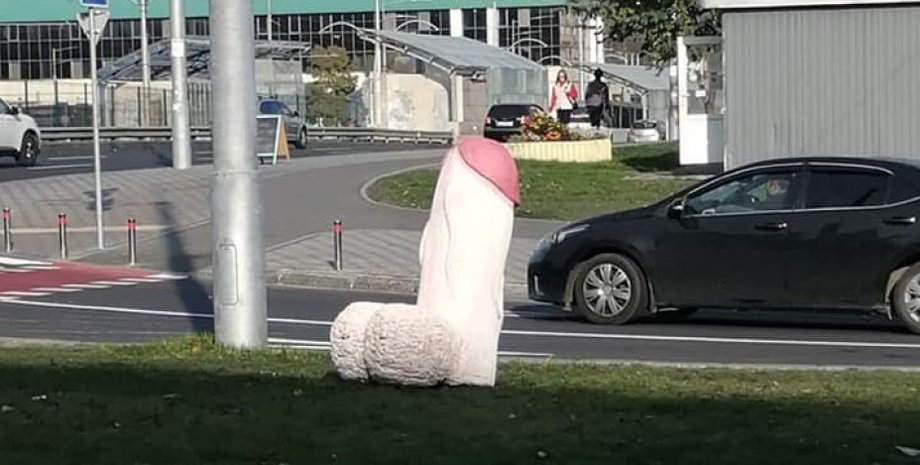 мужской половой орган, Киев, фаллос, борщаговская