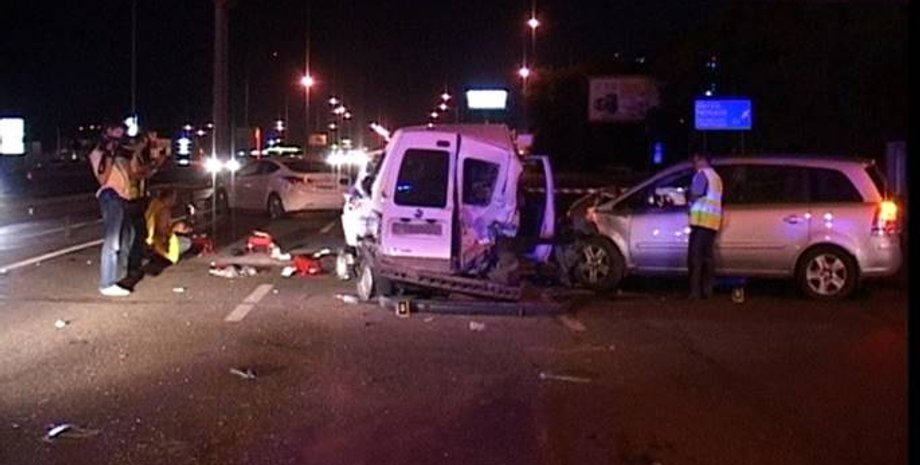 На месте ДТП в Киеве / Фото: kyiv.npu.gov.ua