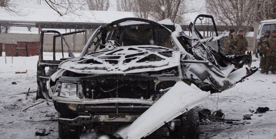 Взорваный автомобиль террориста / Фото: РИА Новости