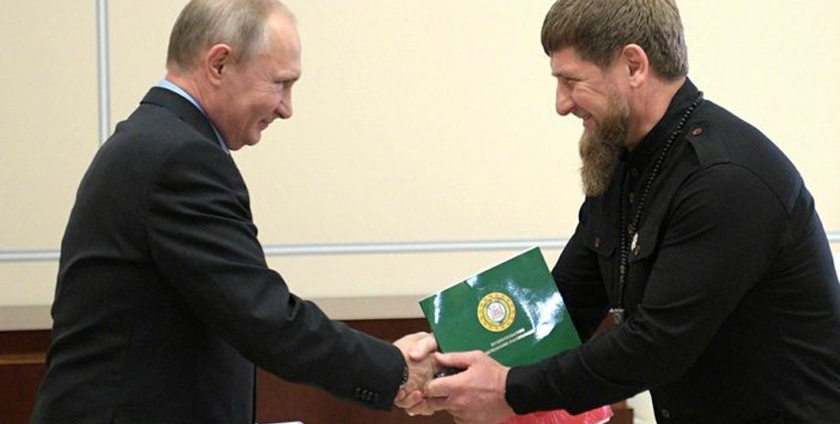 Володимир Путін та Рамзан Кадиров