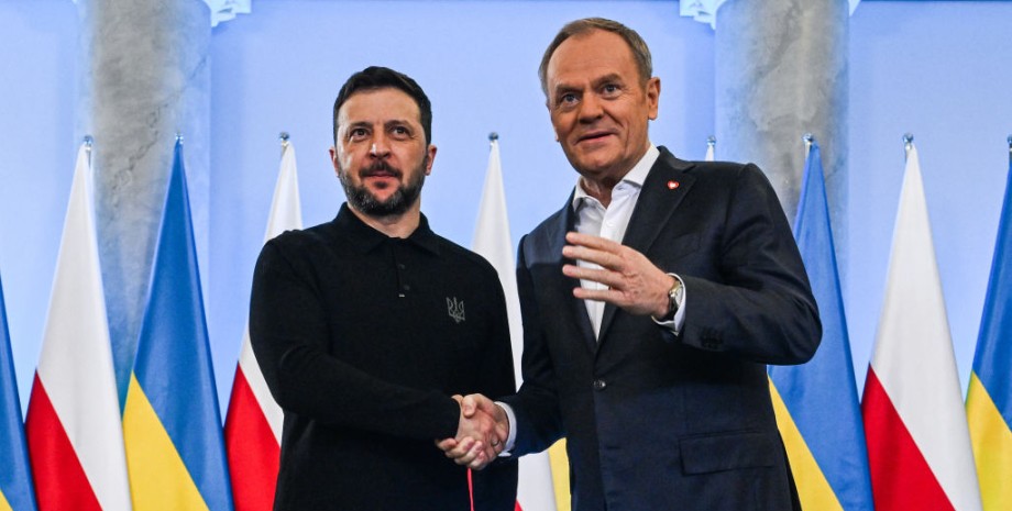 Зеленский и Туск и Туск Туск надеется на замораживание конфликта