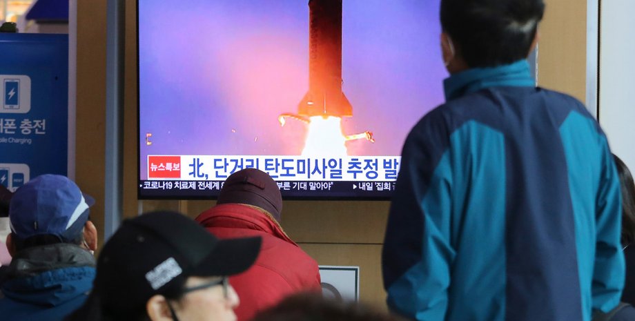 КНДР, баллистическая ракета, Японское море