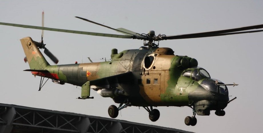 Ми-24, вертолет, македония вертолет, летательный аппарат,