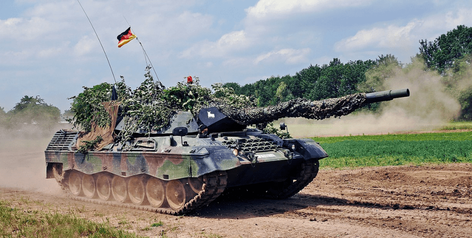 Leopard 1A5, танк, поле, немецкий танк