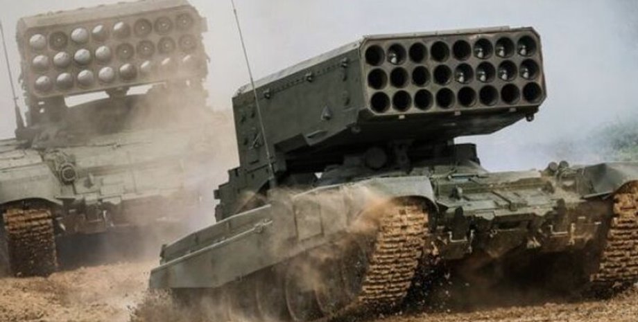 вогнеметна система Солнцепек, спецпризначенці СБУ, зниження Солнцепек, знищення дроном, російські окупанти