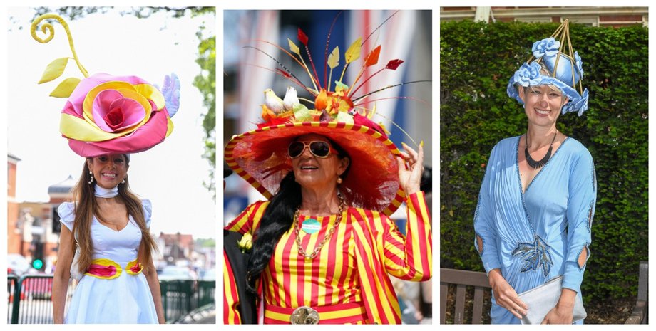 шляпки, коллаж, Royal Ascot