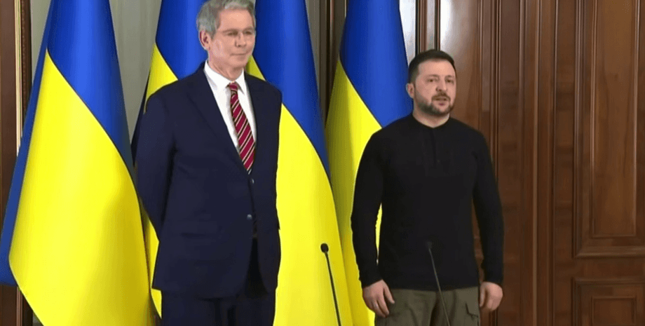 Скотт Бессент, Володимир Зеленський