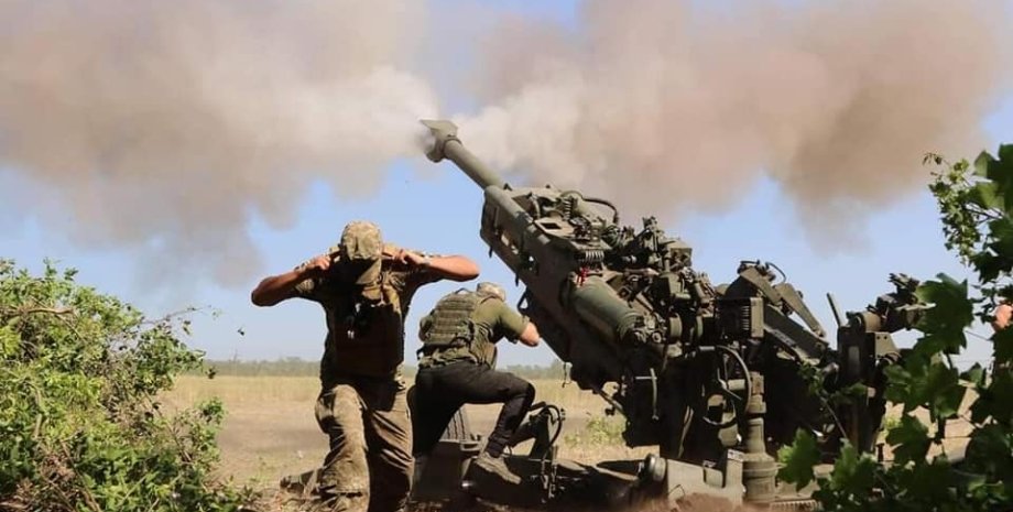 Артиллерия ВСУ война вторжение бойцы наступление Донбасс