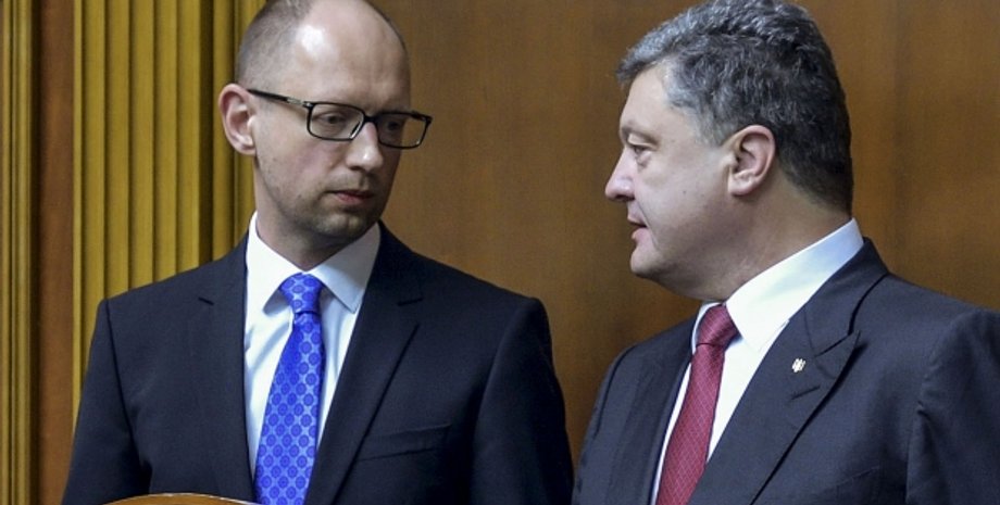 Арсений Яценюк и Петр Порошенко / Фото из открытых источников