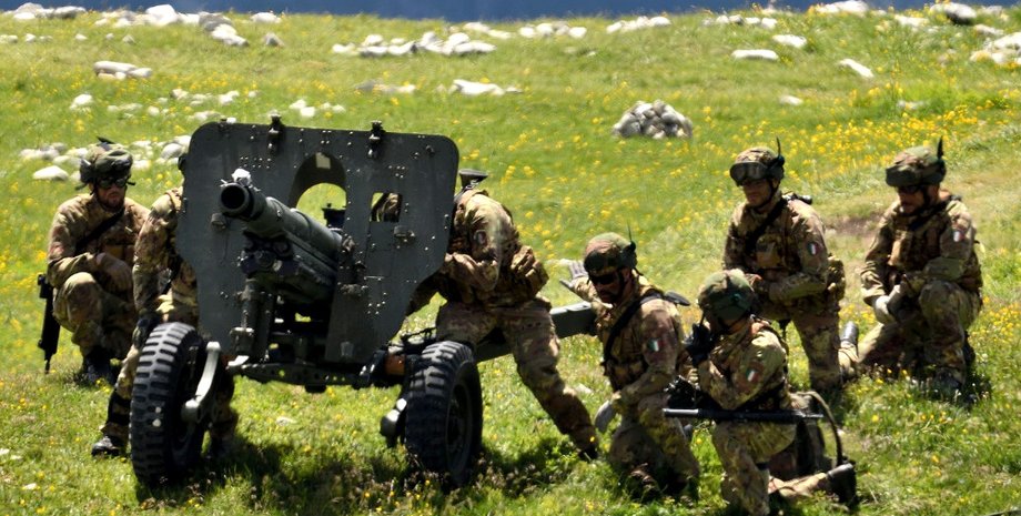 Гаубица, OTO Melara Mod 56, пушка, артиллерия, итальянская гаубица