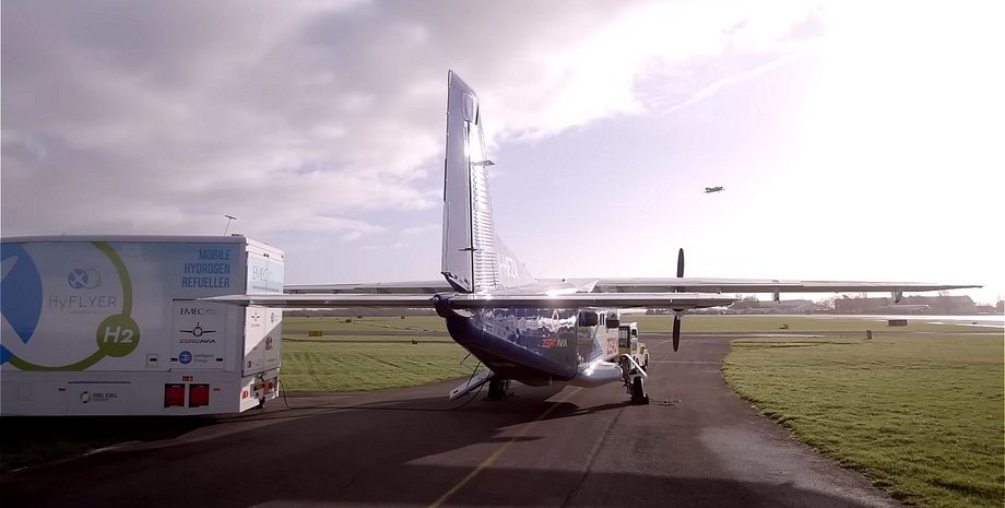 літак на водні, літак на водневому двигуні, ZeroAvia