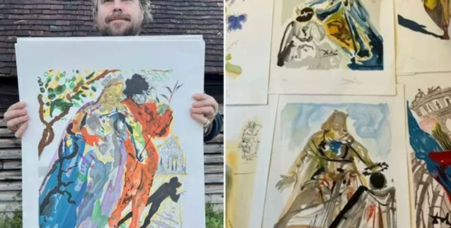 Рисунки Сальвадора Дали продали за 24 тысячи евро, работы валялись в гараже жителя Лондона
