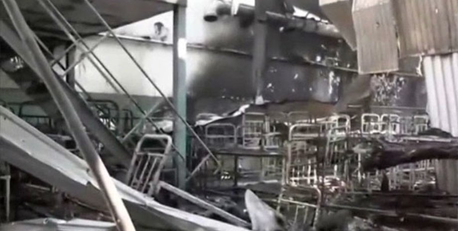 Удар по СІЗО у Оленівці