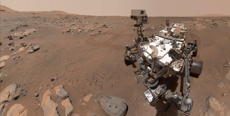 ровер Perseverance, Марс, камни, снимок