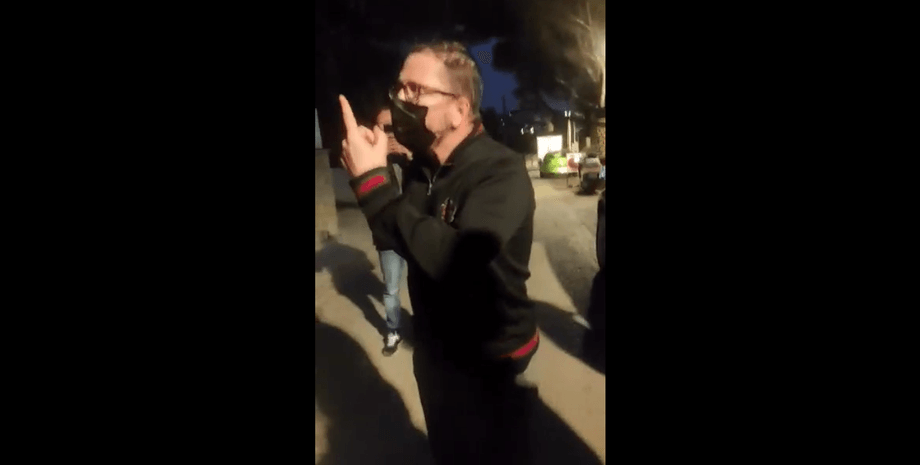 Шарий потасовка активисты санкции Испания охранник драка