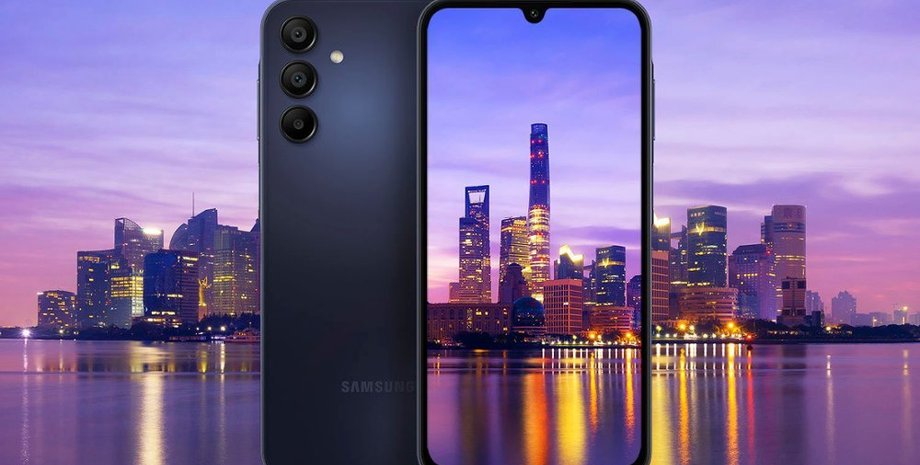 смартфони Samsung Galaxy A15 LTE на тлі міста