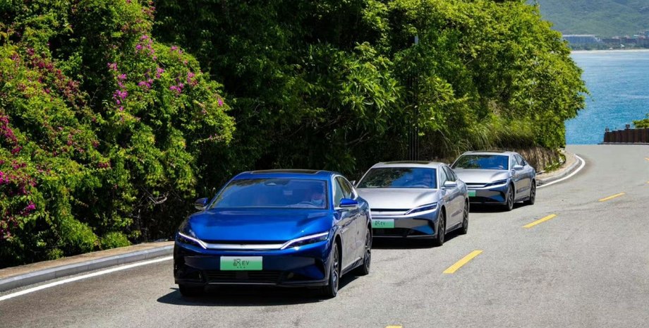 Электромобили BYD, электромобили Tesla, продажи электромобилей, рынок электромобилей, китайские электромобили