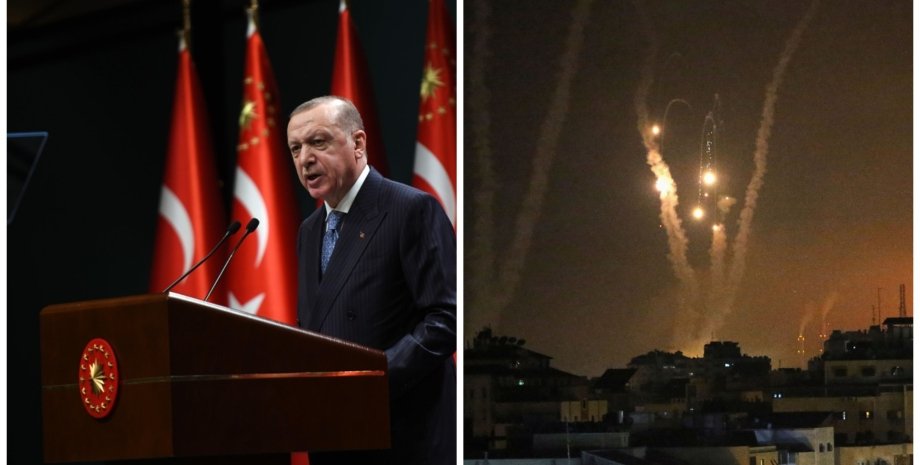 Реджеп Эрдоган, Турция, война в Израиле, обстрелы Израиля, Палестина, ХАМАС