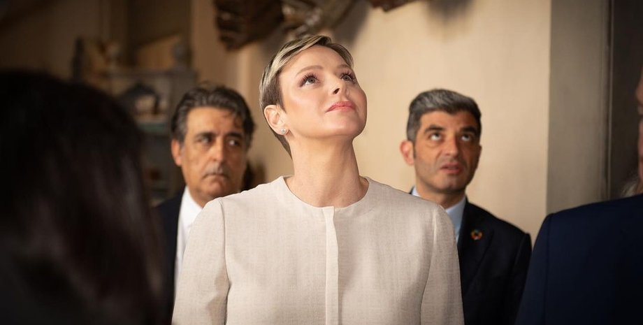 Княгиня Шарлен, княгиня монако, князь альбер, андреа бочелли, флоренция