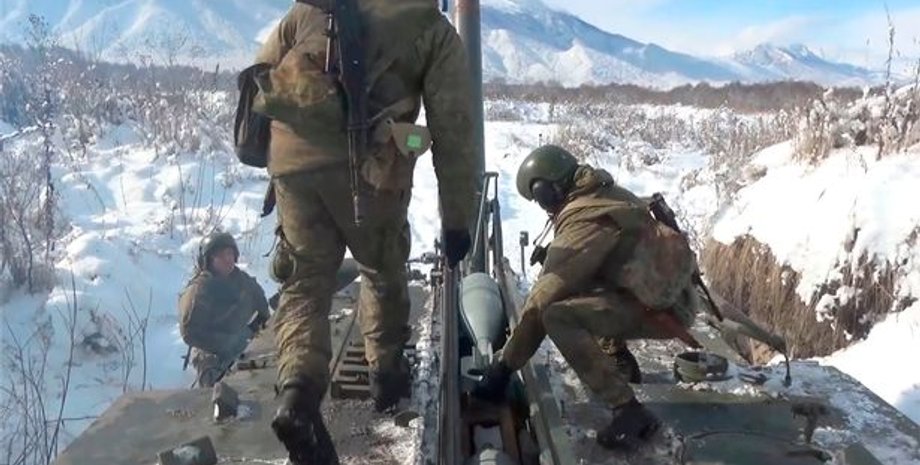 Российские военные, техника