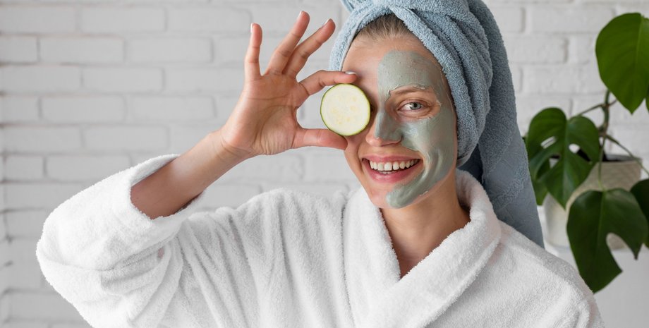 Уход за кожей, маски для лица, убрать морщины