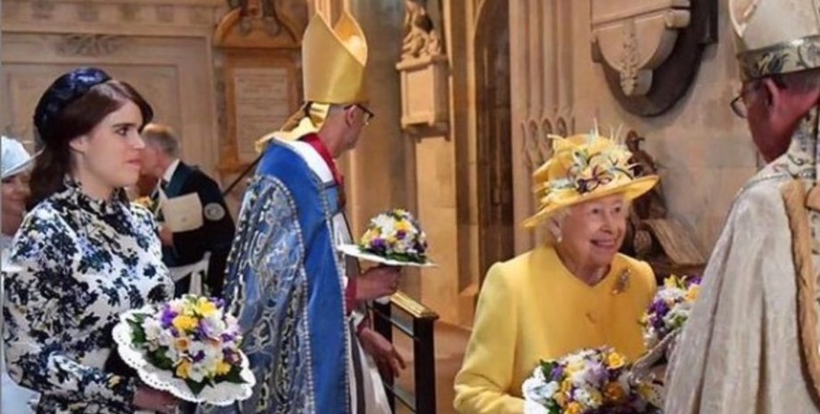 принцеса Євгенія, королева Єлизавета