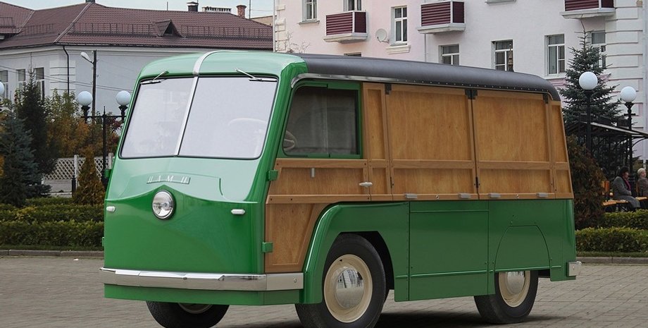 первый украинский электромобиль, украинский электромобиль, ЛАЗ-750, электромобиль ЛАЗ