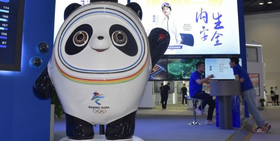 Бинг Двен Двен, Олимпийские игры в Пекине, панда, олимпийский сувенир, символ Олимпиады