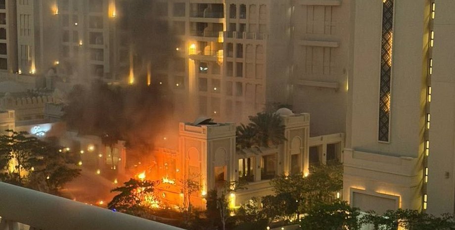 Fairmont The Palm иранский дрон