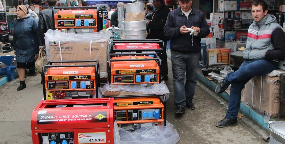 генератори, продаж генераторів, санкції для Росії