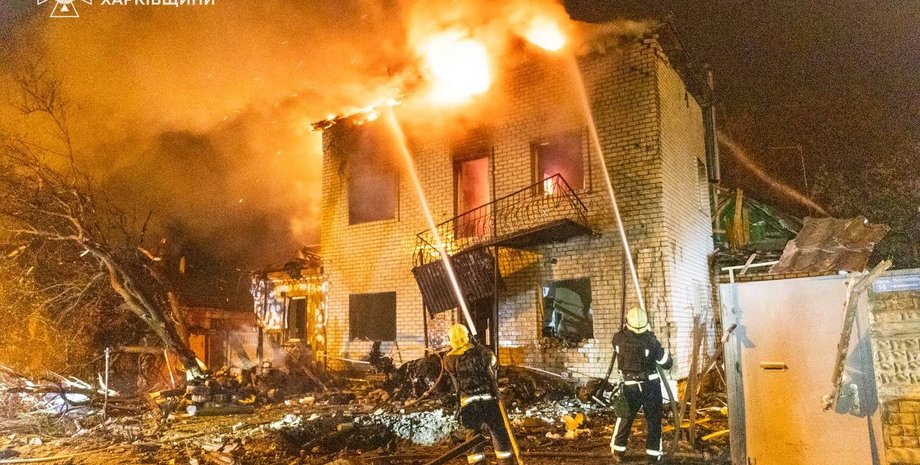 Наслідки удару ЗС РФ по Харківській області