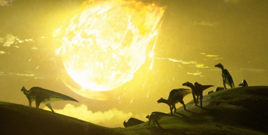 астероид, динозавры, Земля