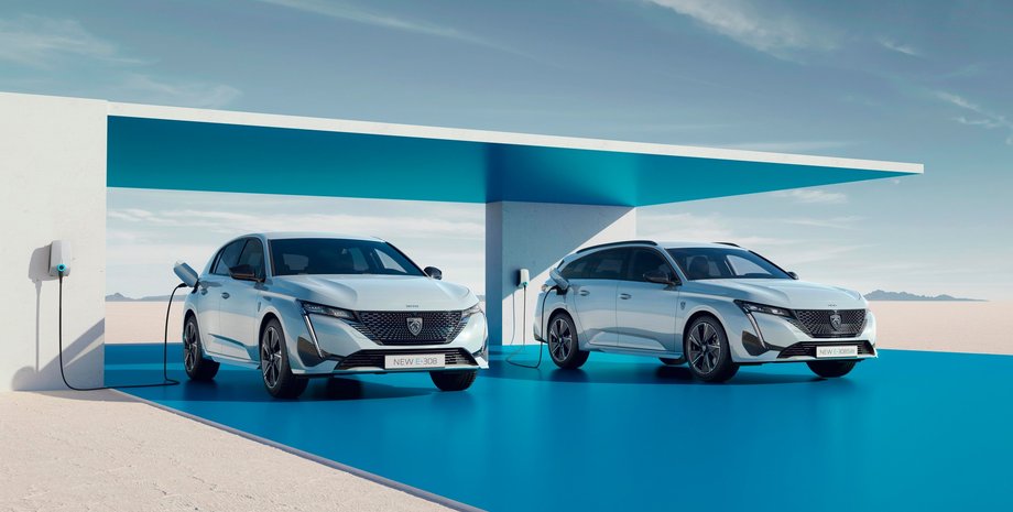 Peugeot E-308, электромобили Peugeot, новый Peugeot, электрокары Peugeot
