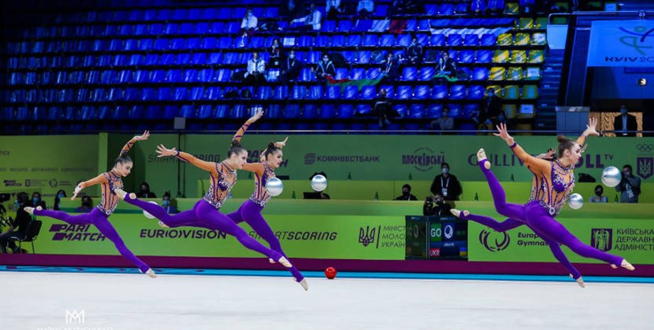 Художественная гимнастика, Чемпионат Европы, Киев, Дворец спорта