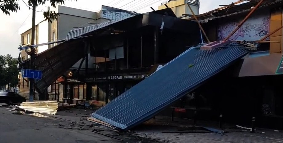 Каменец-Подольский, ураган, разрушения,