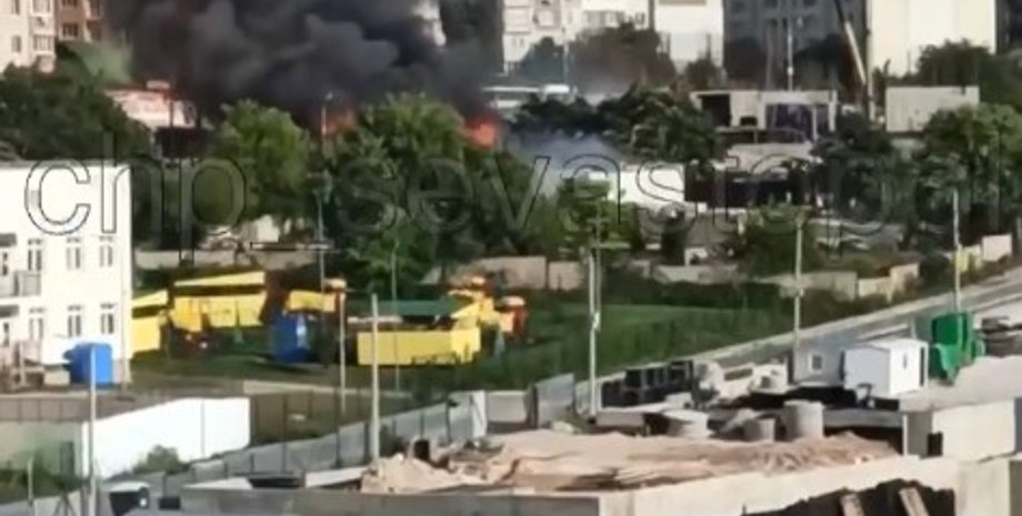 Симферополь, взрыв в Симферополе, дым в Симферополе, взрыв в Крыму, взрыв в Симферополе