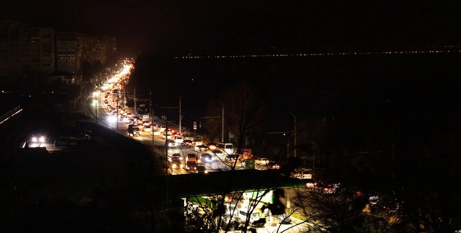 Дніпро без світла Дніпро без світла