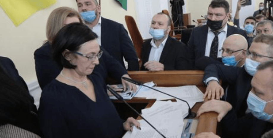 Ольга Мозговая, Харьковский горсовет