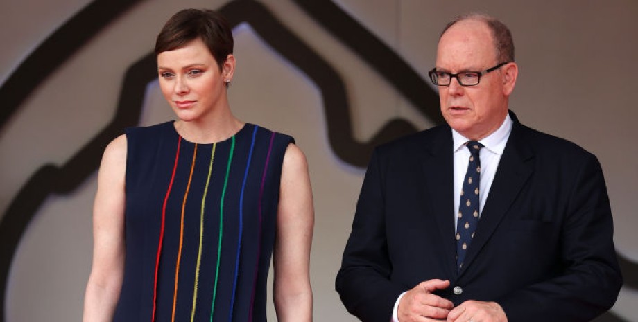 Княгиня Шарлен и князь Альбер Княгиня Шарлен и князь Альбер, гран-при Монако, принцесса Шарлен, княгиня Монако