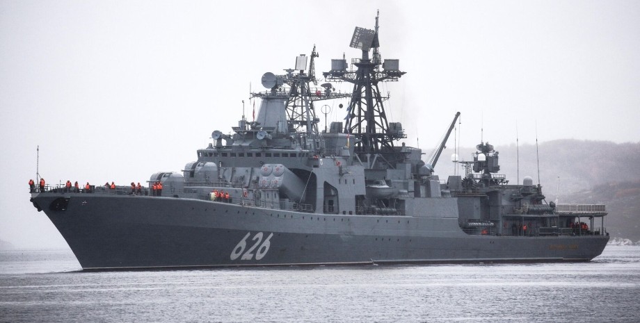 корабель рф, російський корабель, військова техніка, окупанти