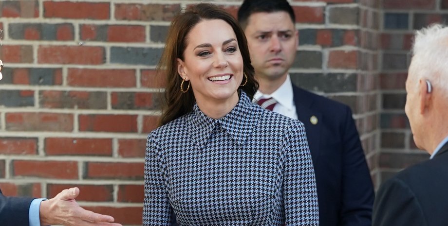 кейт миддлтон, модный образ кейт миддлтон, гусиная лапка, модный выход кейт миддлтон, гарвард