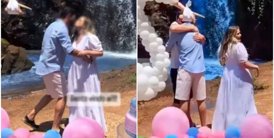 Водоспад, курйози, розкриття статі дитини, скандал, екологія, шкода навколишньому середовищу